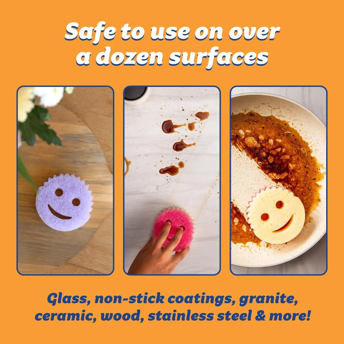 Mumma's Kitchen Scrubs – Tough on Grime, Gentle on Surfaces 🧽