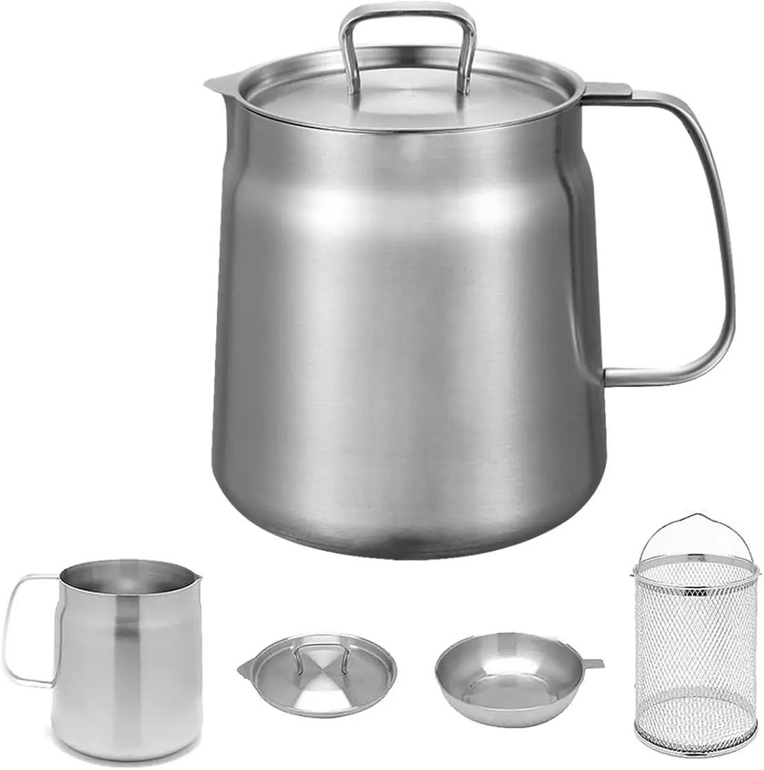 OilGuard™ – Premium 2-in-1 Stainless Steel Oil Filter Pot