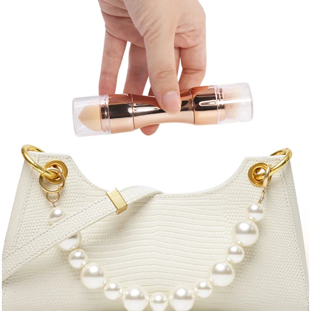 GlamStroke™ 4-in-1 Mini Travel Makeup Brush Set 💄✨