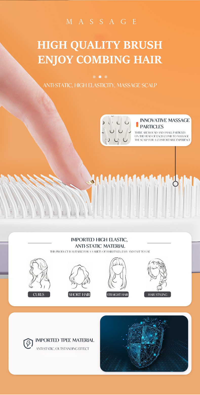 BristleEase™ – The Brush That Cleans Itself! 💆♀️