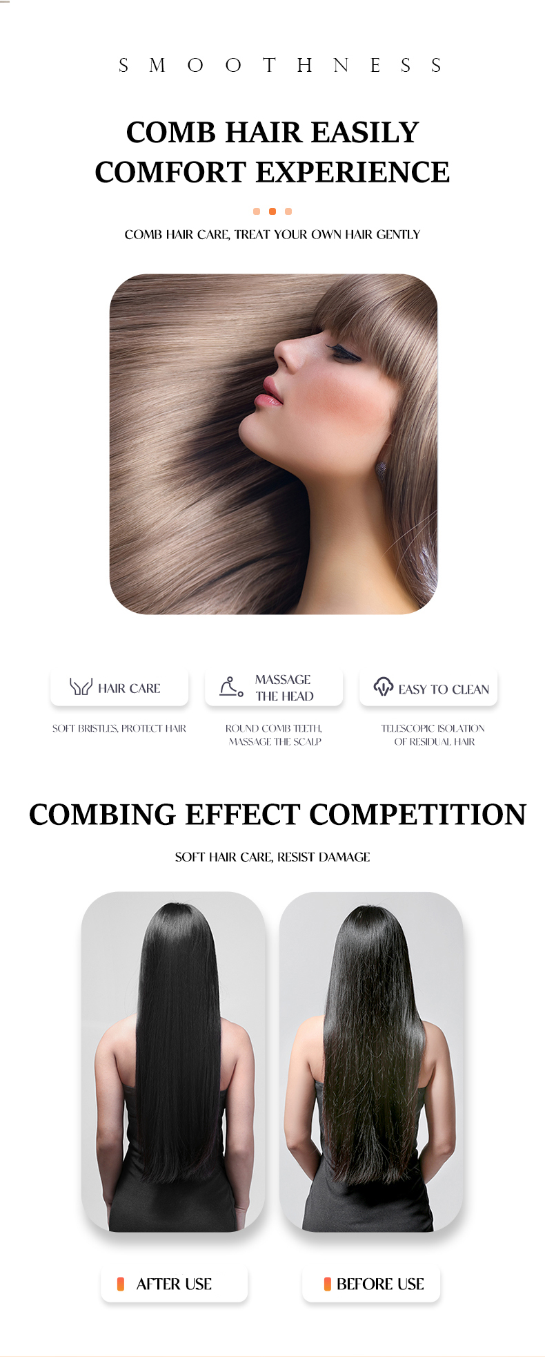 BristleEase™ – The Brush That Cleans Itself! 💆♀️