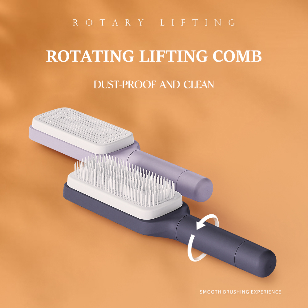 BristleEase™ – The Brush That Cleans Itself! 💆♀️